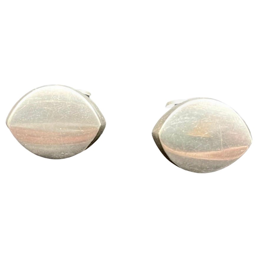 Mid-Century Georg Jensen Sterling Silver Denmark Cufflinks