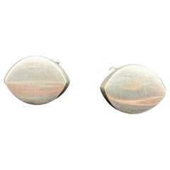 Mid-Century Georg Jensen Sterling Silver Denmark Cufflinks