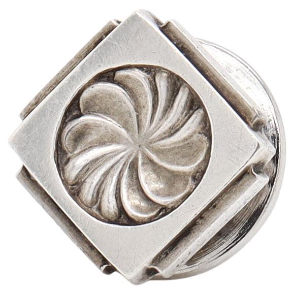 Fermacravatta o spilla in argento di Georg Jensen della metà del secolo scorso n. 59
