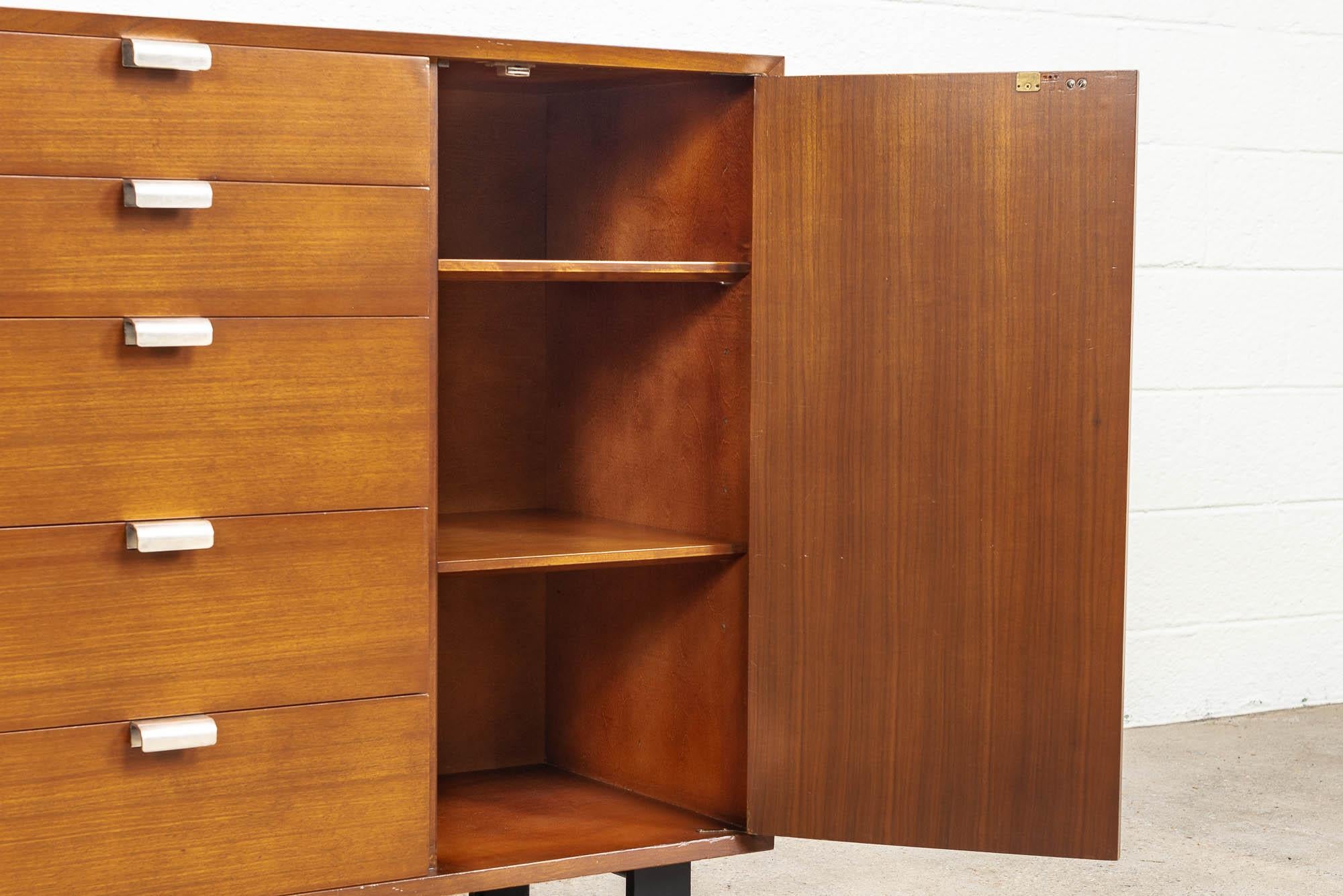 Mid-20th Century Midcentury George Nelson for Herman Miller Basic Storage Cabinet For Sale