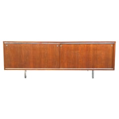 Mid Century George Nelson for Herman Miller Low Walnut Cabinet Credenza