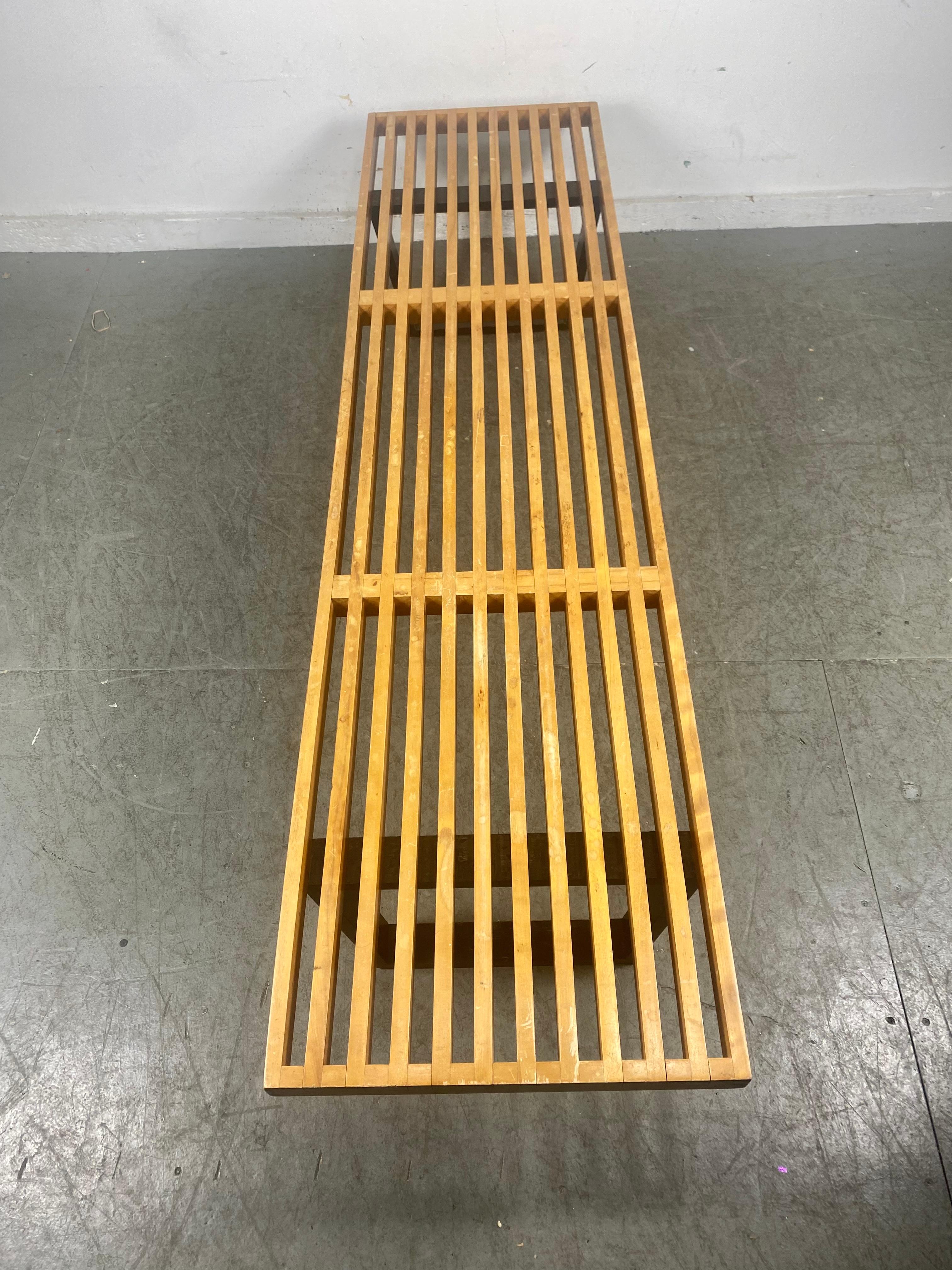 george nelson slat bench