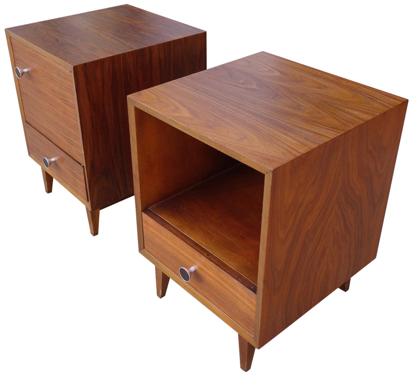 American Midcentury George Nelson Nightstands for Herman Miller