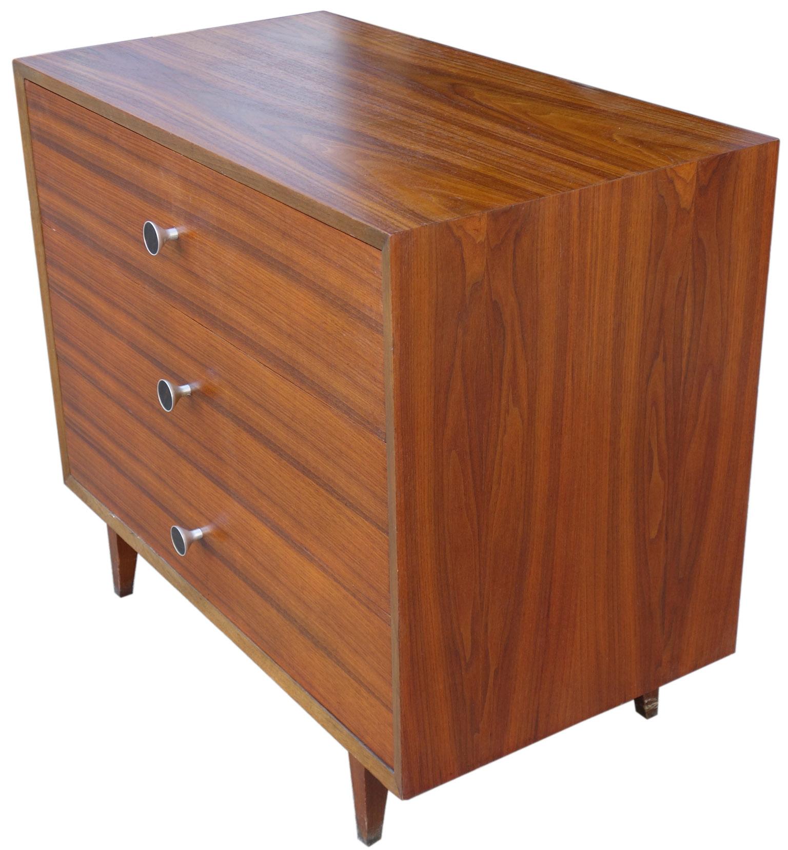 American Midcentury George Nelson Three-Drawer Chest for Herman Miller