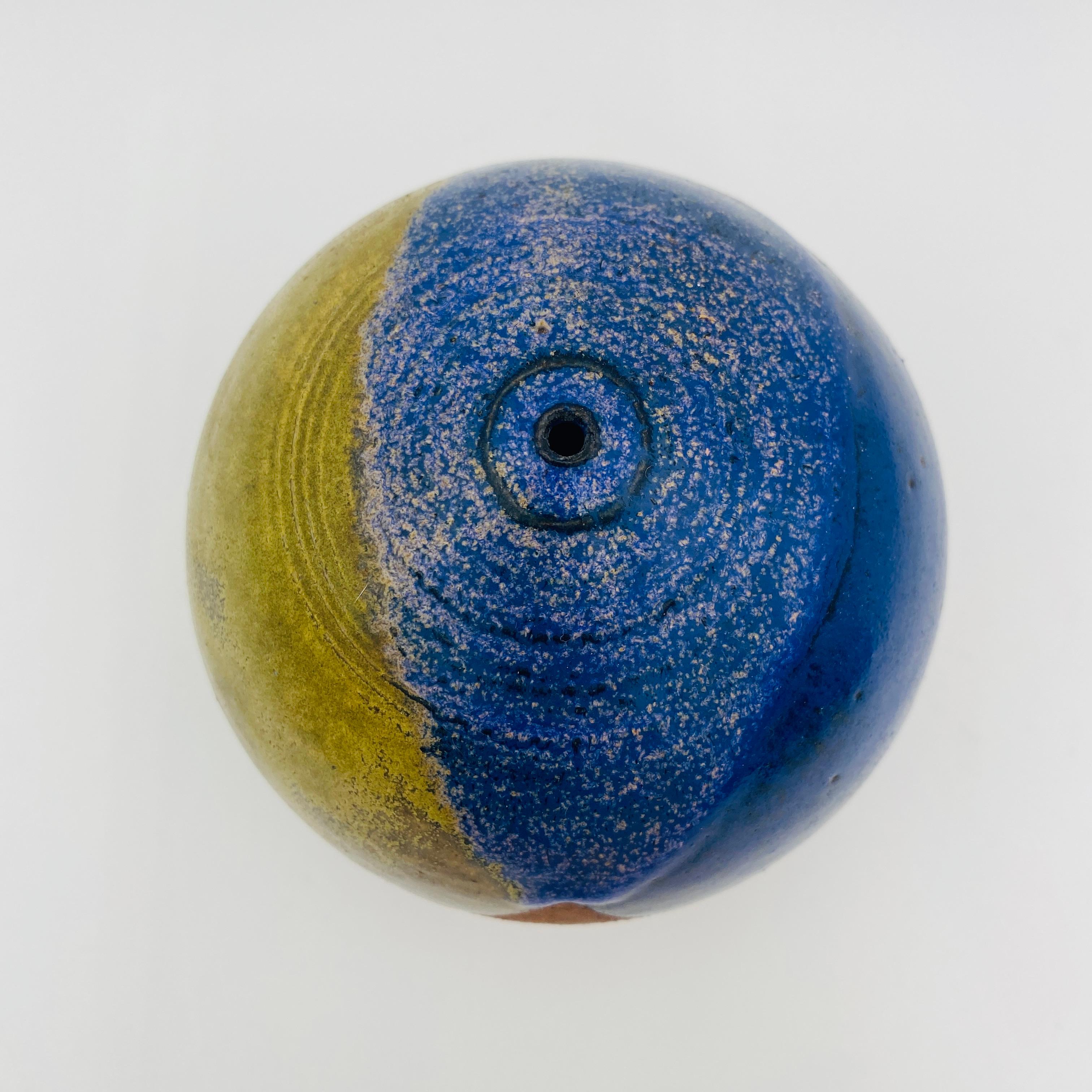 Americano Vaso d'arte di metà secolo dello Studio Gerald Patrick Pottery in vendita