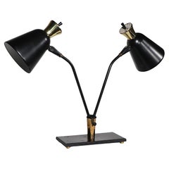   Mid Century Gerald Thurston for Lightolier Adjustable Desk Lamp c. 1950's