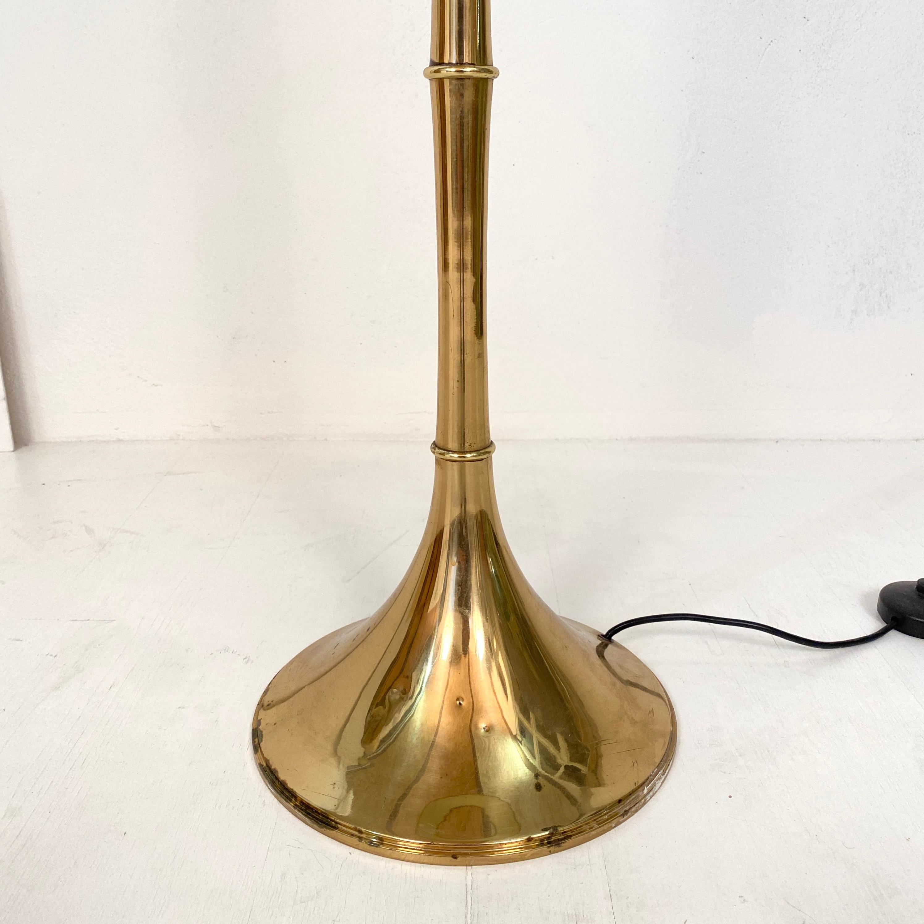 Mid-Century German Brass Floor Lamps ‘Bamboo Ml 1 F’ by Ingo Maurer, 1968 In Good Condition In Berlin, DE