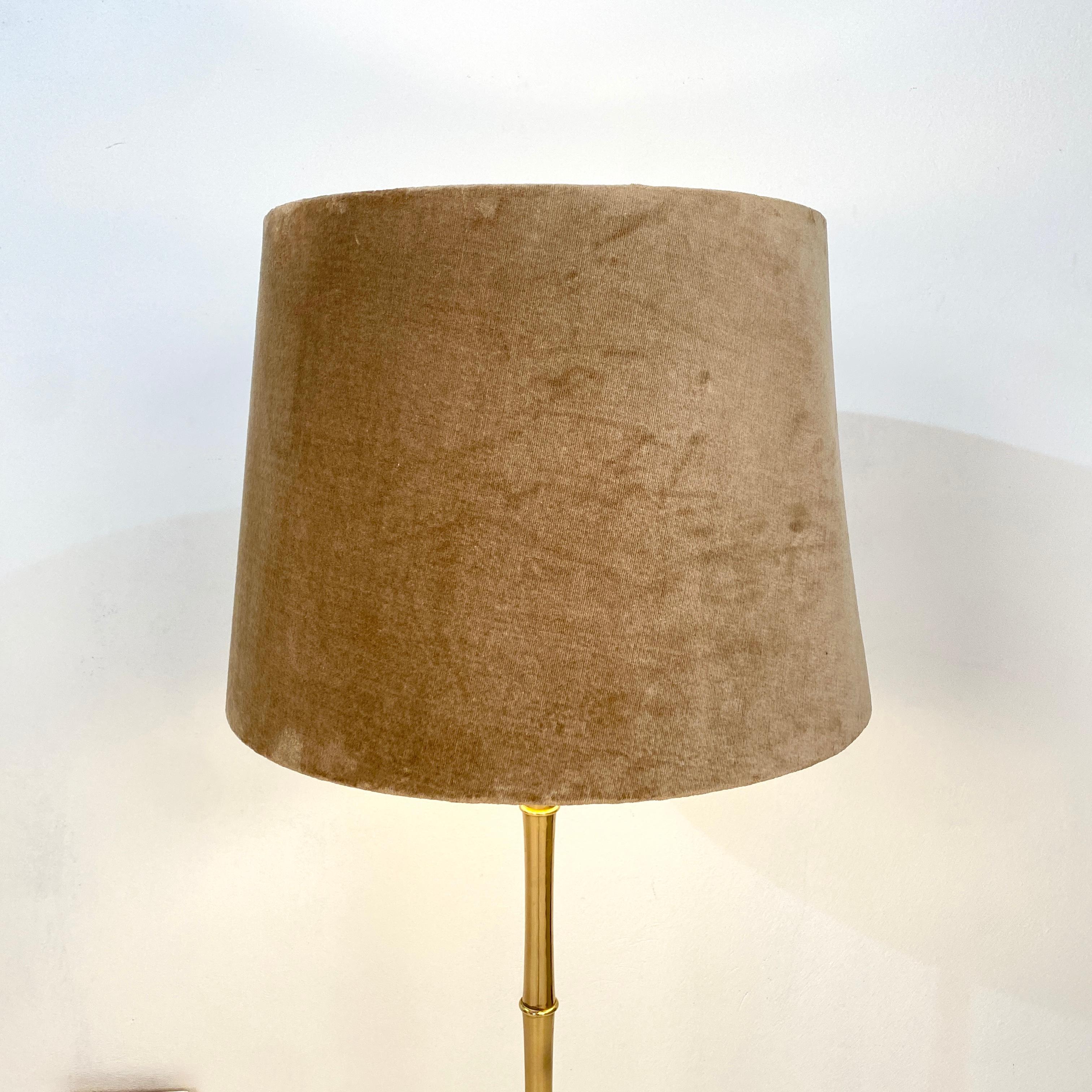 Mid-Century German Brass Floor Lamps ‘Bamboo Ml 1 F’ by Ingo Maurer, 1968 1