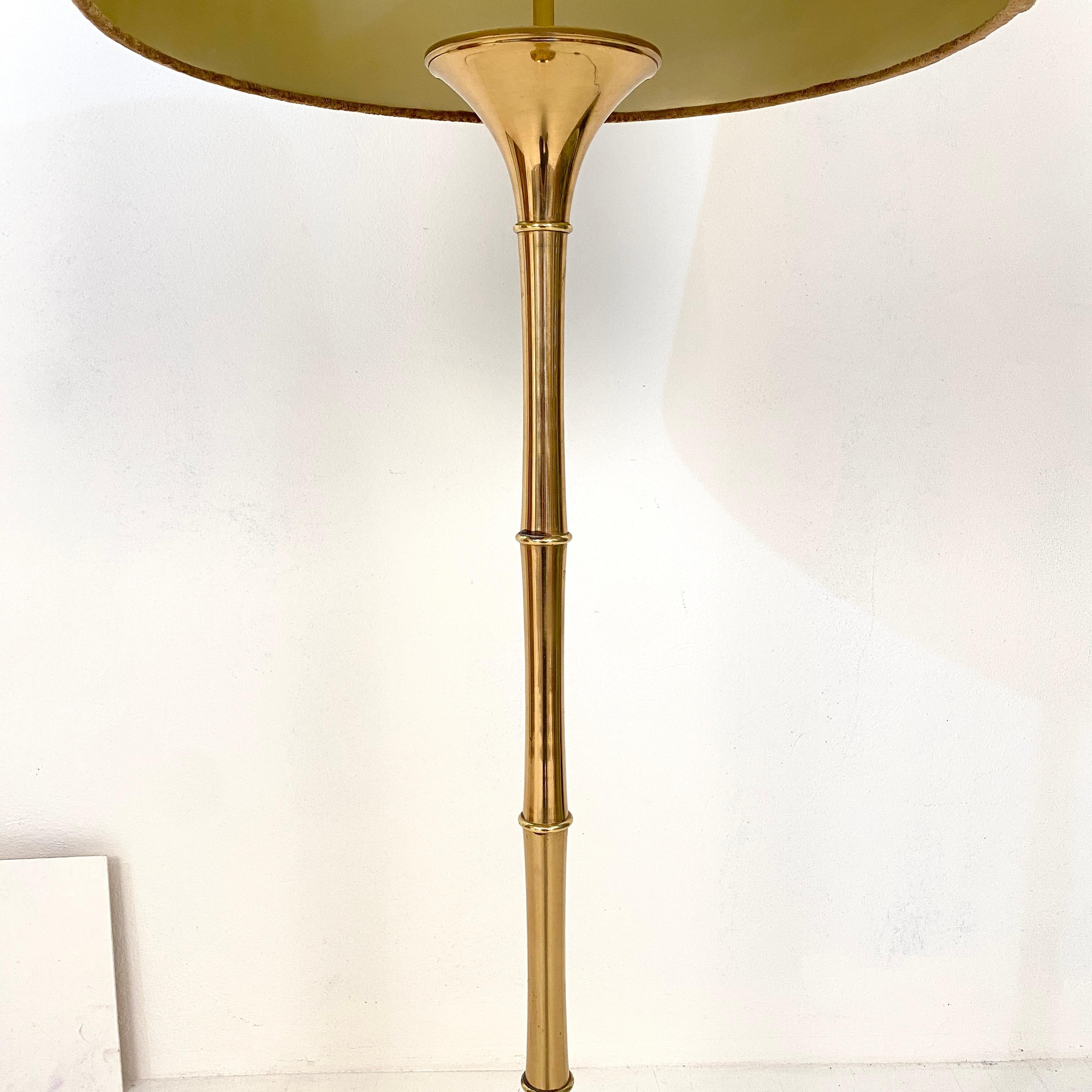 Mid-Century German Brass Floor Lamps ‘Bamboo Ml 1 F’ by Ingo Maurer, 1968 4