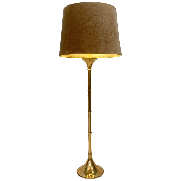 German Brass Floor Lamps Bamboo Ml, German Floor Lamps