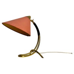 Lampada da tavolo in ottone tedesca di metà secolo, anni '60