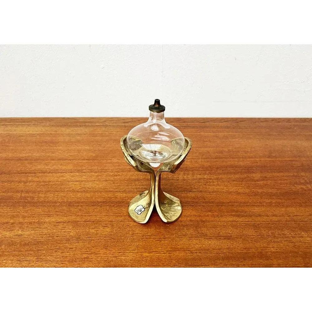 Mid-Century German Bronze Ornamental Oil Lamp from Gilde, 1960s For Sale 4