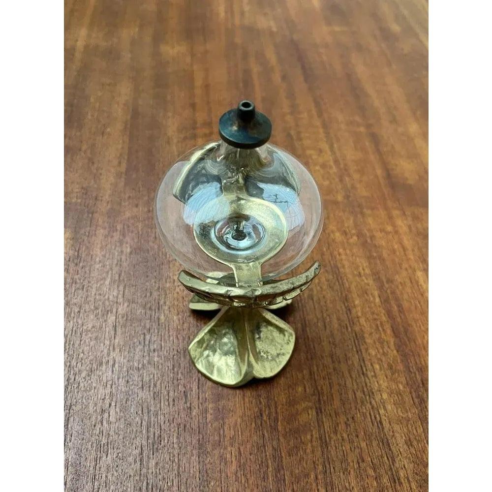 Mid-Century German Bronze Ornamental Oil Lamp from Gilde, 1960s For Sale 6