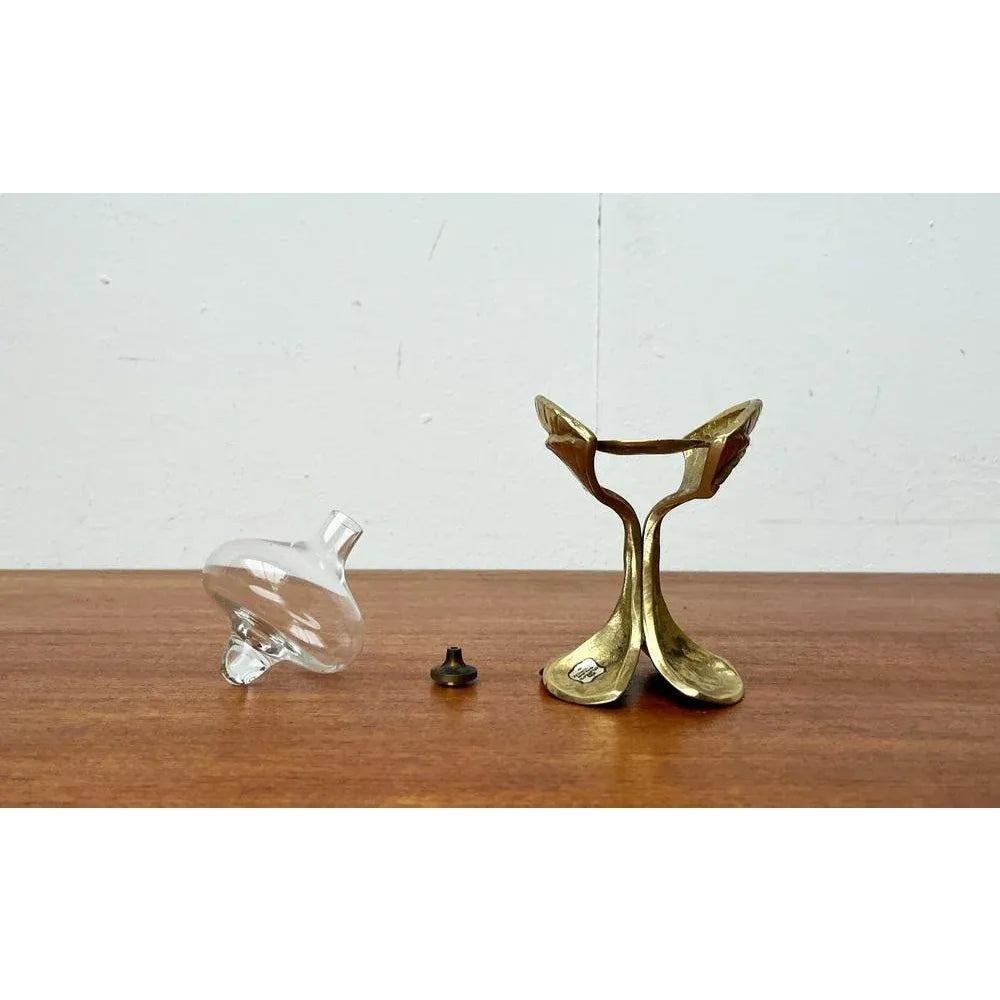 Mid-Century German Bronze Ornamental Oil Lamp from Gilde, 1960s For Sale 2