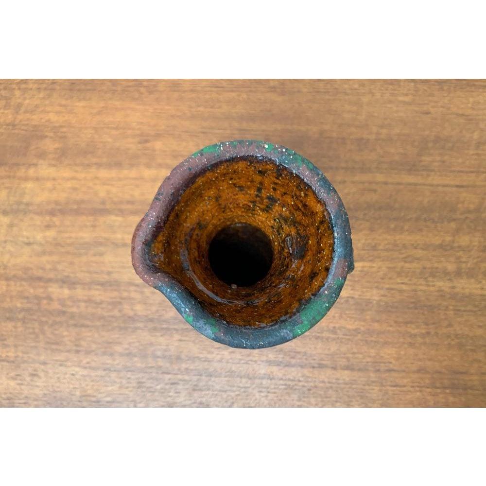 Mid-Century German Brutalist Carafe Vase in the style of Gerhard Liebenthron For Sale 6