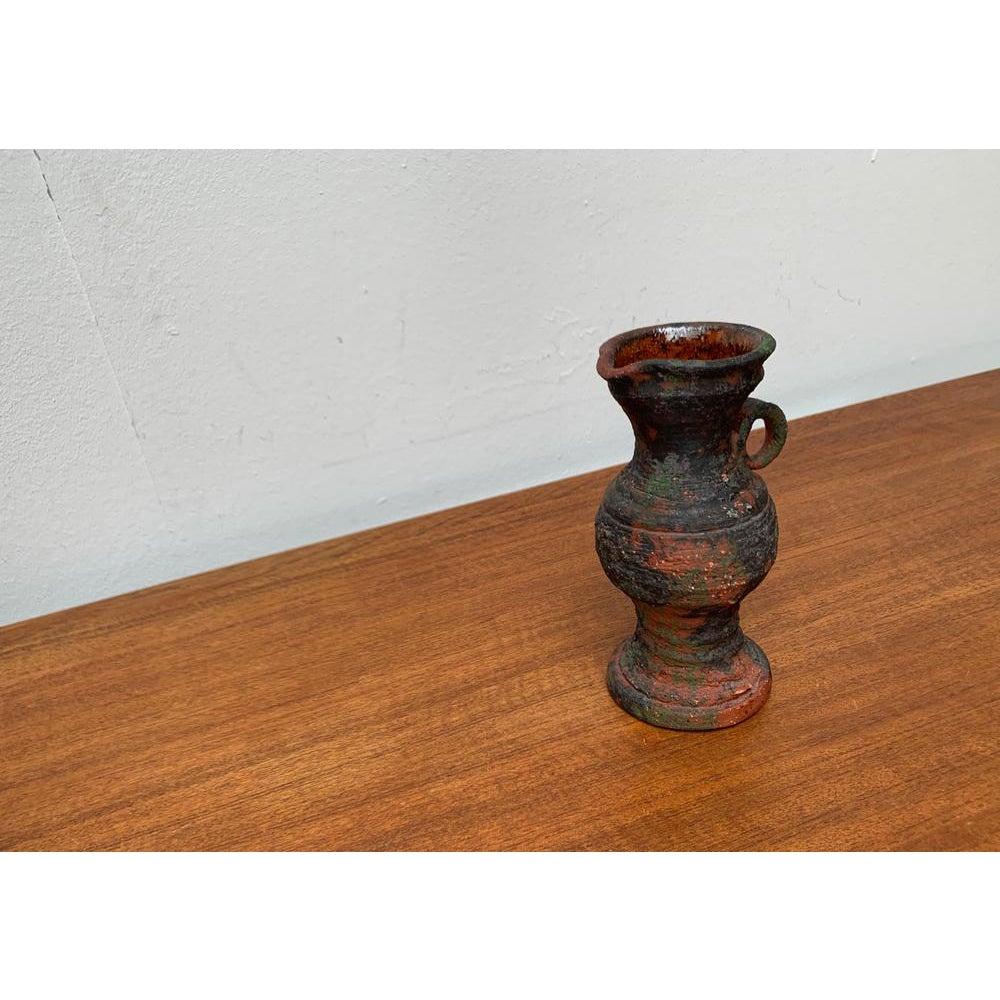 Mid-Century German Brutalist Carafe Vase in the style of Gerhard Liebenthron In Excellent Condition For Sale In Hamburg, DE