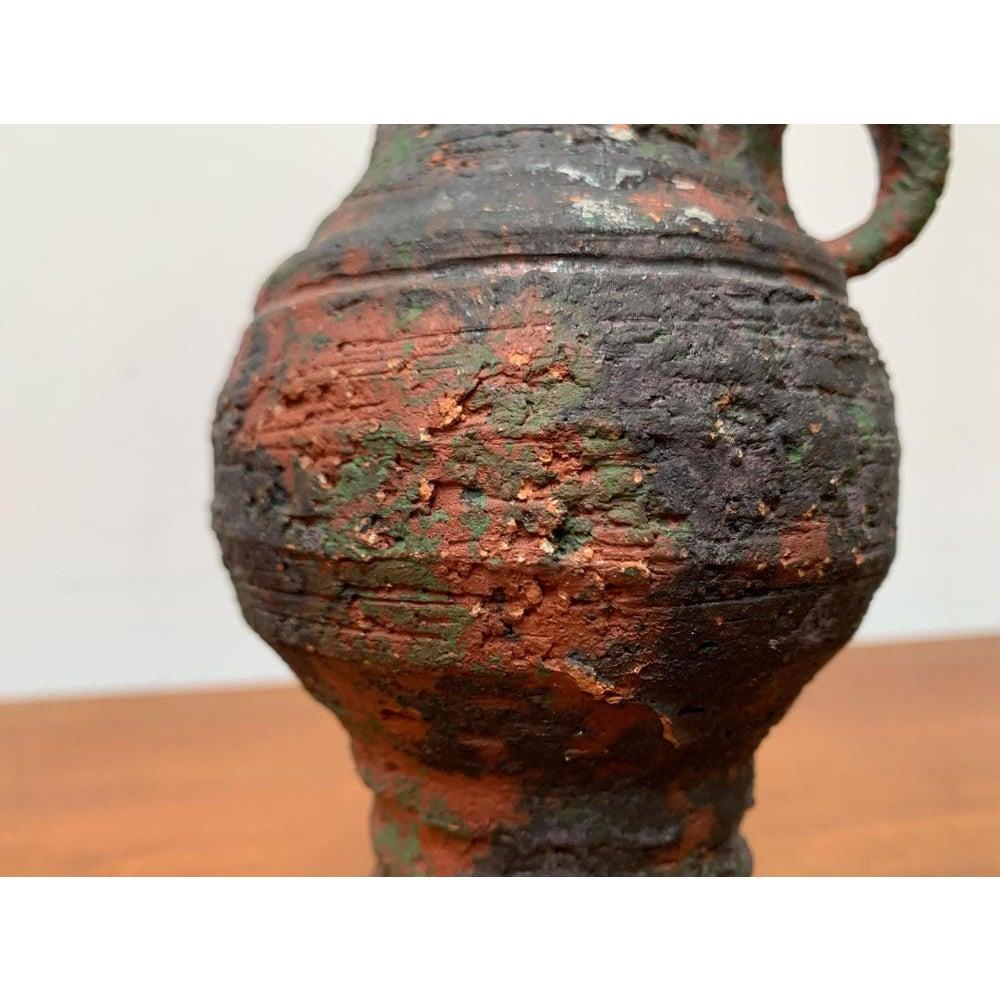 Mid-Century German Brutalist Carafe Vase in the style of Gerhard Liebenthron For Sale 1