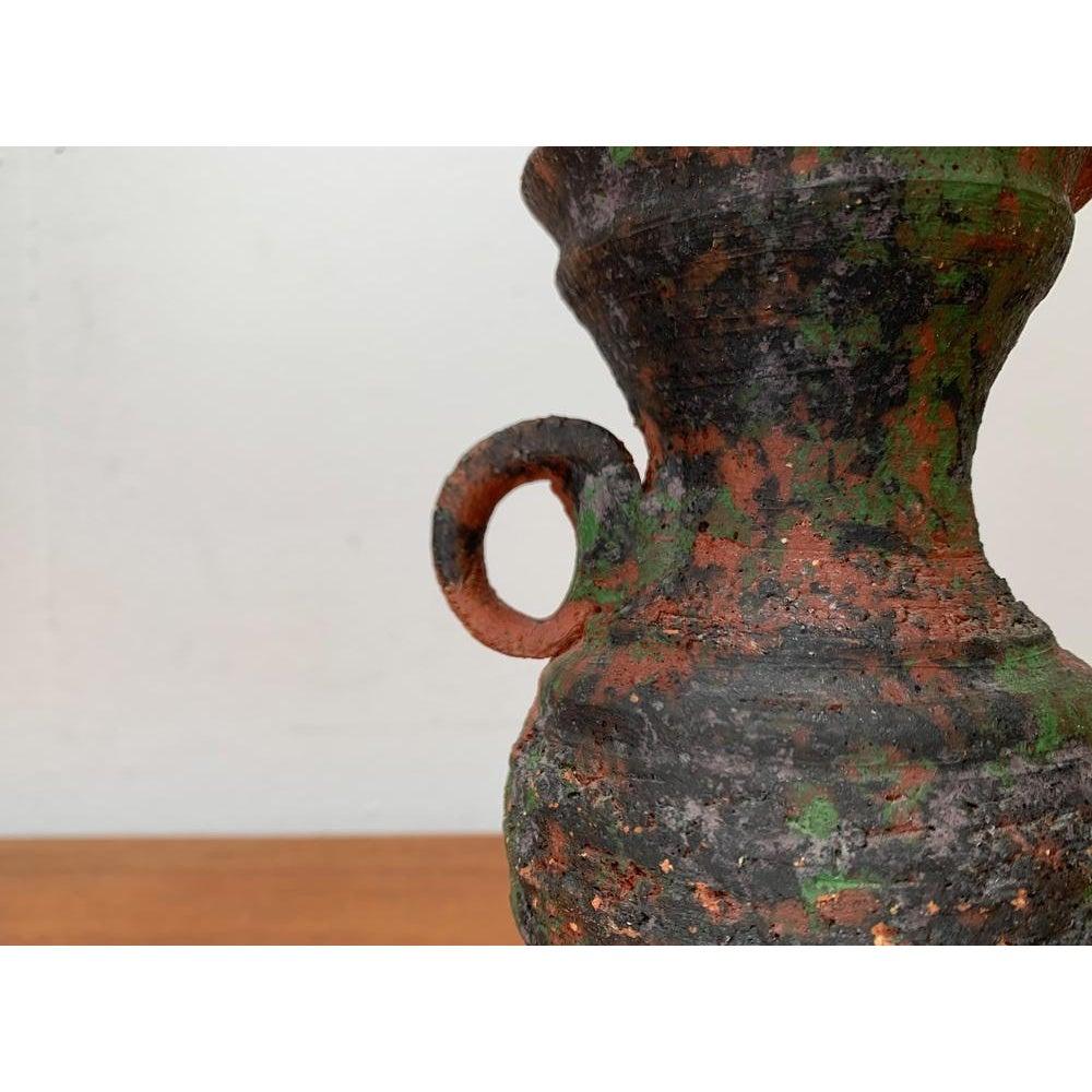 Mid-Century German Brutalist Carafe Vase in the style of Gerhard Liebenthron For Sale 2