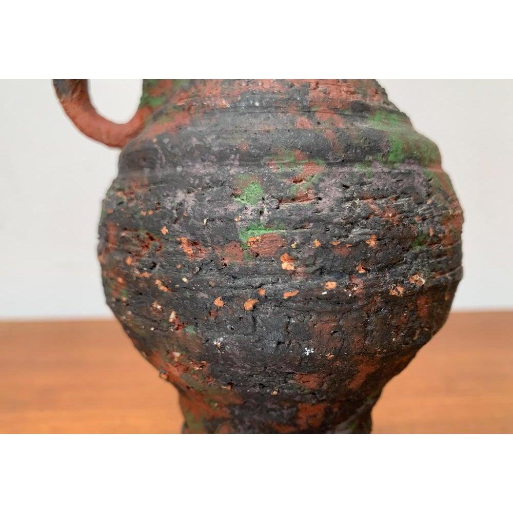 Mid-Century German Brutalist Carafe Vase in the style of Gerhard Liebenthron For Sale 3