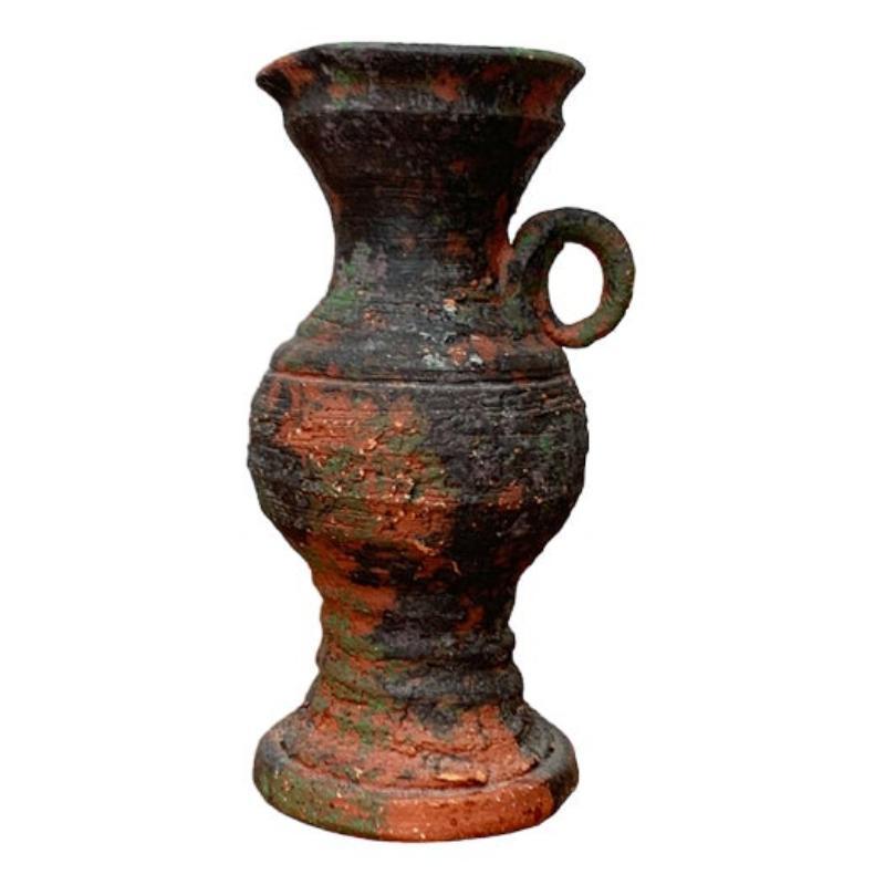 Mid-Century German Brutalist Carafe Vase in the style of Gerhard Liebenthron For Sale