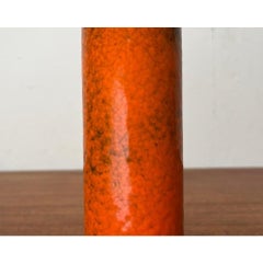 Vaso in rame con lava grassa tedesco brutalista di metà secolo, anni '60