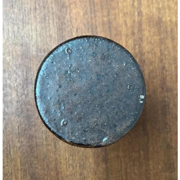 Ceramic Mid-Century German Brutalist Handmade Pottery Candleholder, 1960s For Sale