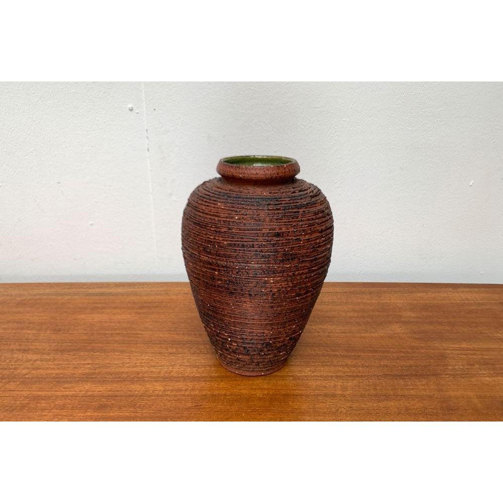Mid-Century German Brutalist Schamotte Series Vase from Spara Keramik, 1960s In Excellent Condition For Sale In Hamburg, DE