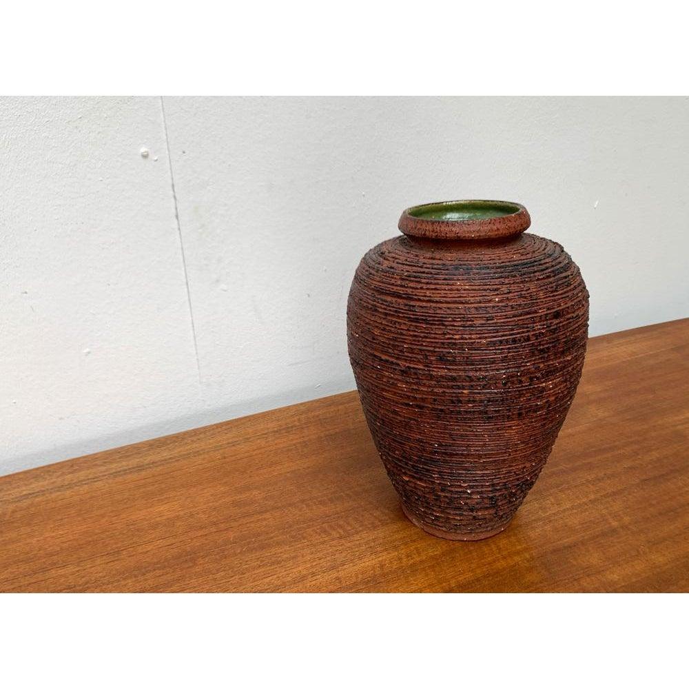 Mid-Century German Brutalist Schamotte Series Vase from Spara Keramik, 1960s For Sale 4