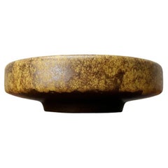 Cuenco de cerámica de Studio Pottery Brutalista alemán de mediados de siglo de Fritz Van Daalen, años 60