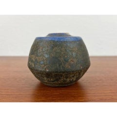 Mid-Century German Brutalist Studio Pottery Vase by Lu and Gerd Grove, 1962