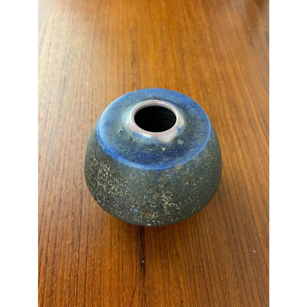 20th Century Mid-Century German Brutalist Studio Pottery Vase by Lu and Gerd Grove, 1962 For Sale