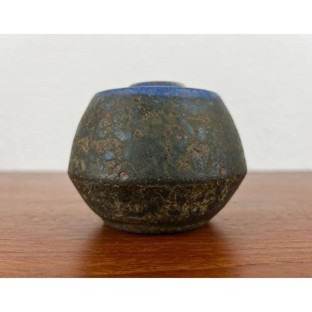 Ceramic Mid-Century German Brutalist Studio Pottery Vase by Lu and Gerd Grove, 1962 For Sale