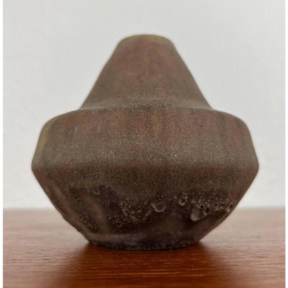 Mid-Century German Brutalist Studio Pottery Vase by Lu and Gerd Grove, 1963 For Sale 1