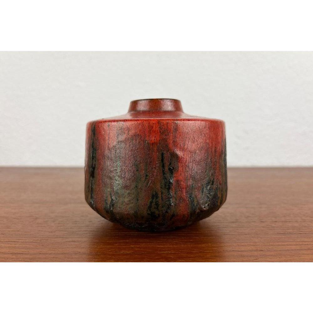 Mid-Century German Brutalist Studio Pottery Vase by Lu and Gerd Grove, 1964 For Sale 1