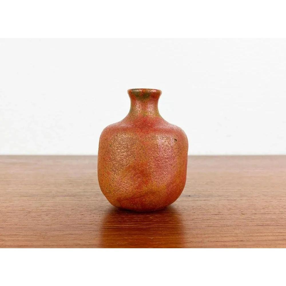 Mid-Century German Brutalist Studio Pottery Vase by Lu and Gerd Grove, 1968 For Sale 5