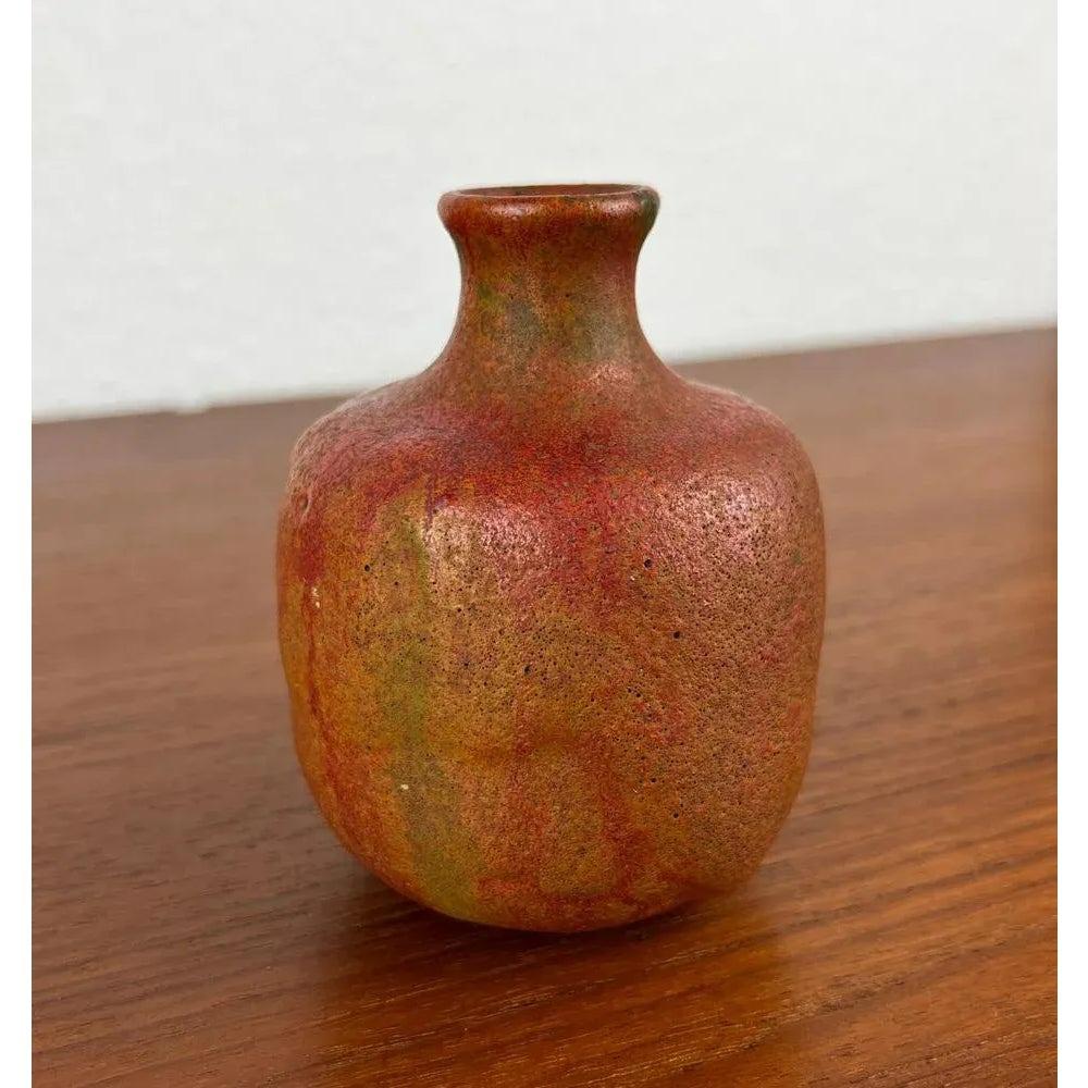 Mid-Century German Brutalist Studio Pottery Vase by Lu and Gerd Grove, 1968 For Sale 6