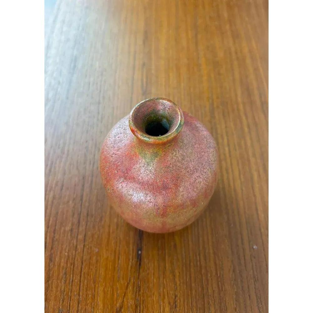 20th Century Mid-Century German Brutalist Studio Pottery Vase by Lu and Gerd Grove, 1968 For Sale