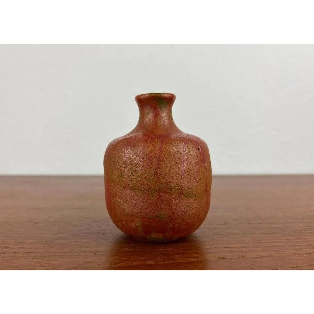 Mid-Century German Brutalist Studio Pottery Vase by Lu and Gerd Grove, 1968 For Sale 1