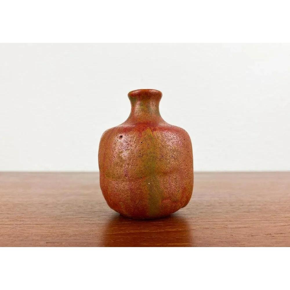 Mid-Century German Brutalist Studio Pottery Vase by Lu and Gerd Grove, 1968 For Sale 2