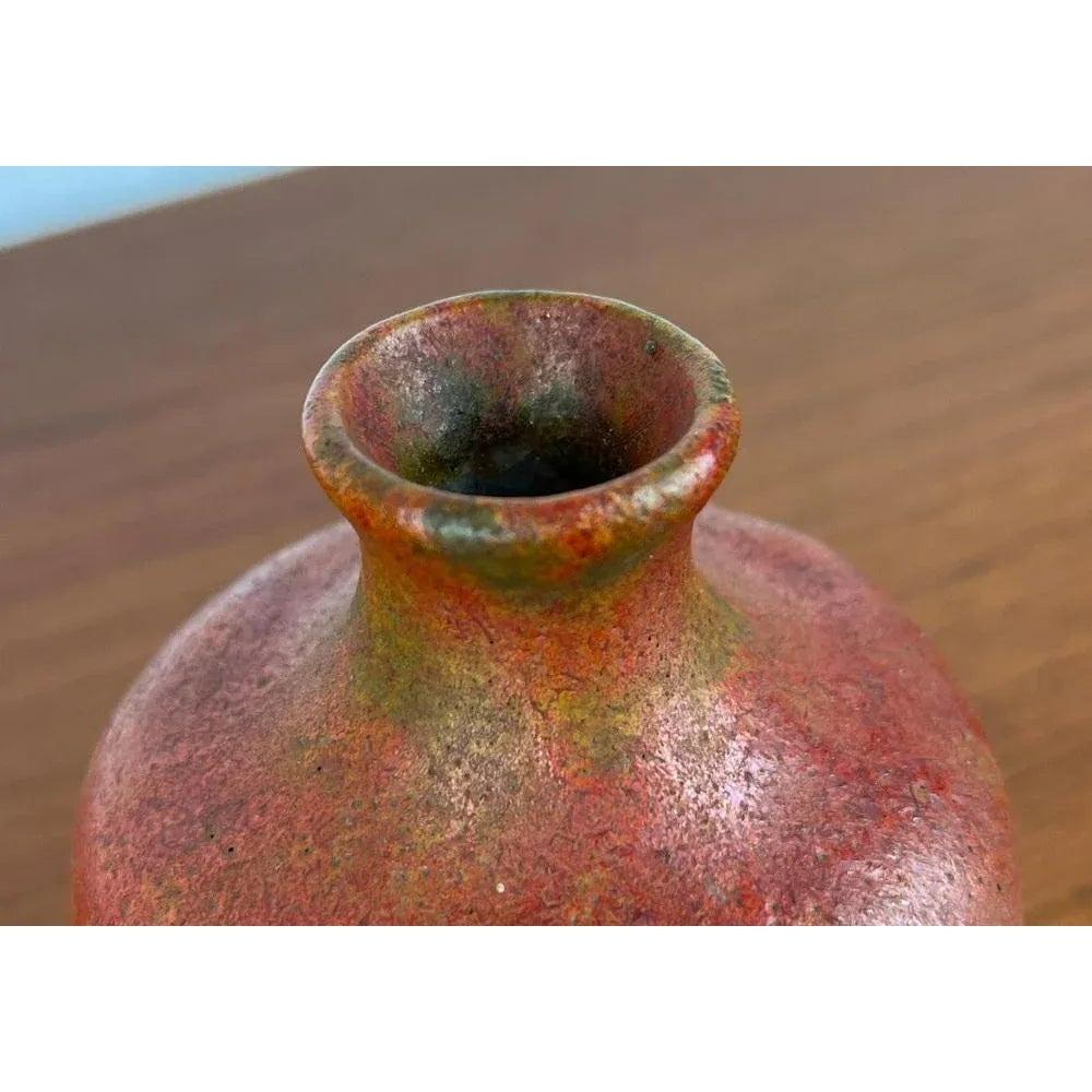 Mid-Century German Brutalist Studio Pottery Vase by Lu and Gerd Grove, 1968 For Sale 3