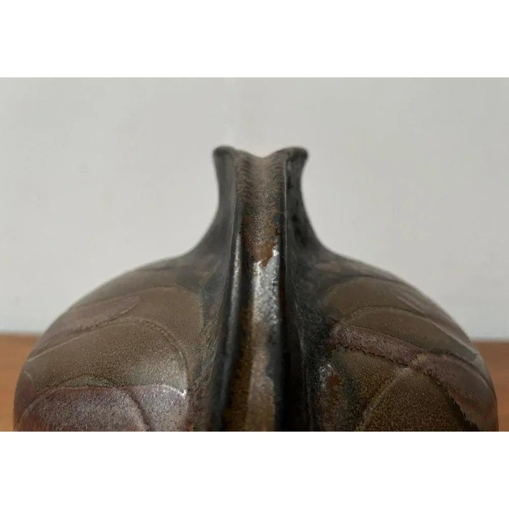 Mid-Century German Brutalist Studio Pottery Vase from Fritz Van Daalen, 1960s For Sale 7