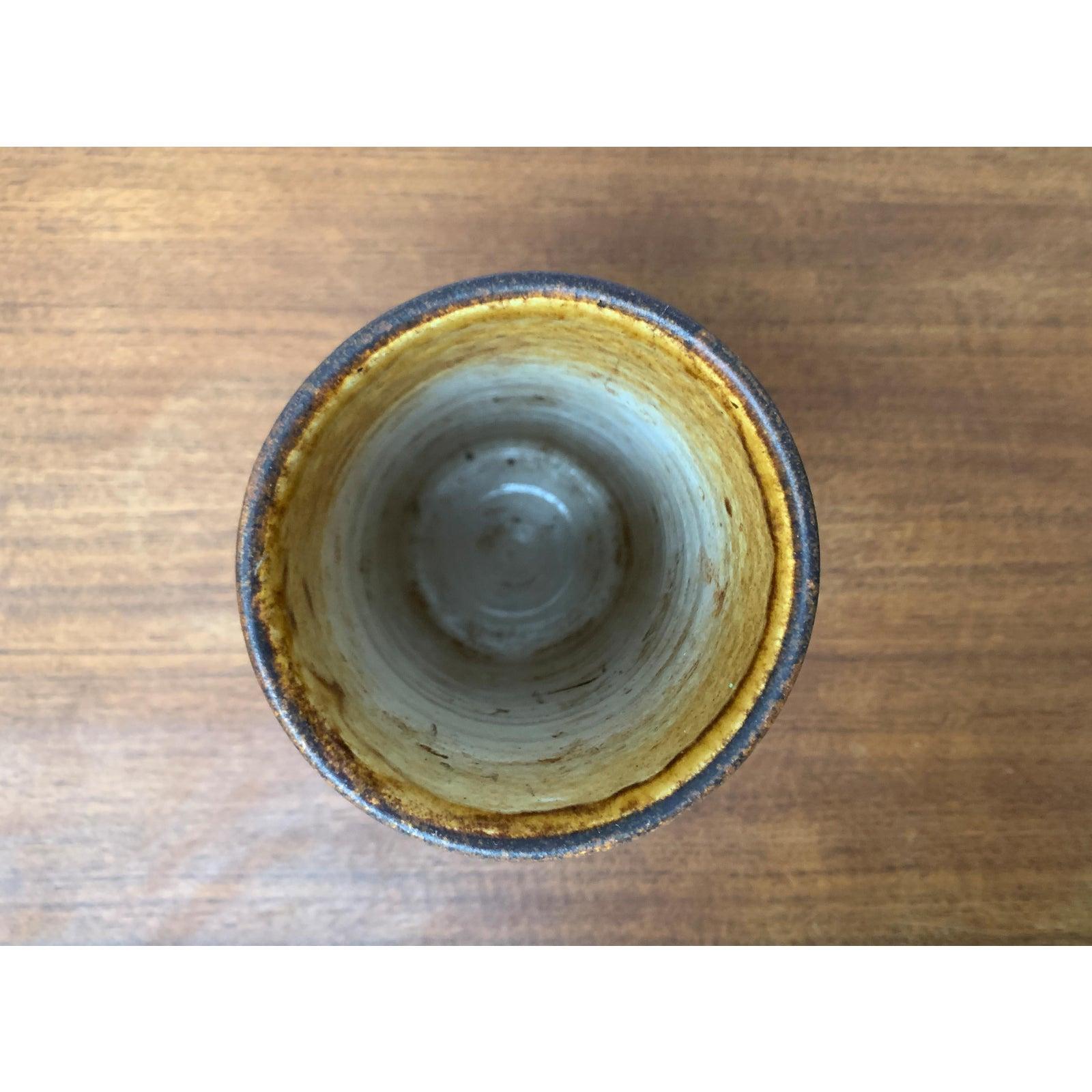 Mid-Century German Brutalist Vase from Allgäuer Keramik, 1960s For Sale 4