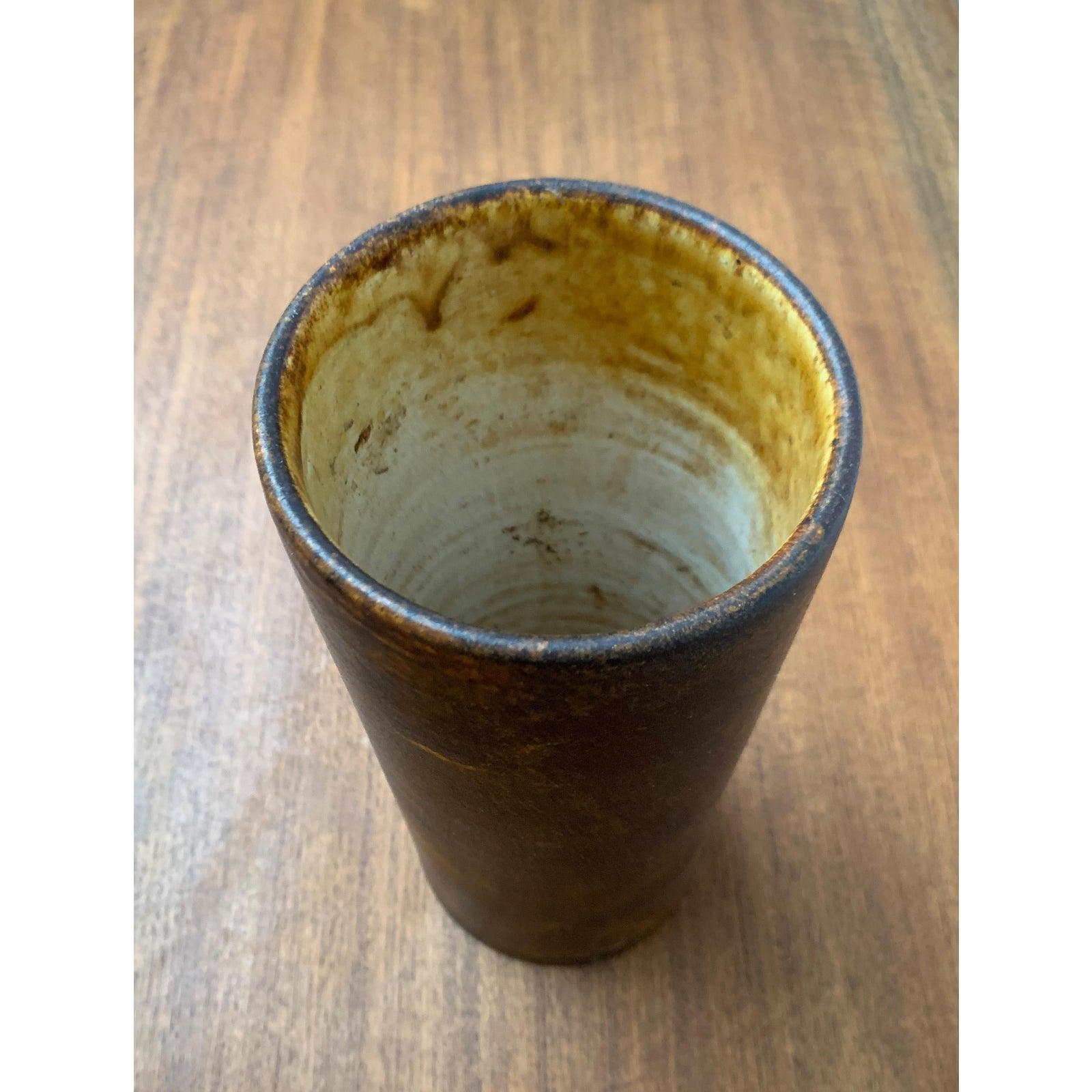 20th Century Mid-Century German Brutalist Vase from Allgäuer Keramik, 1960s For Sale