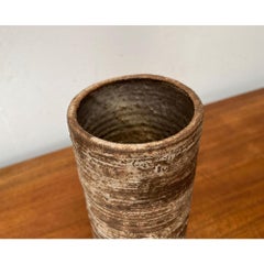 Vase brutaliste allemand du milieu du siècle, Krösselbach Keramik, 1960