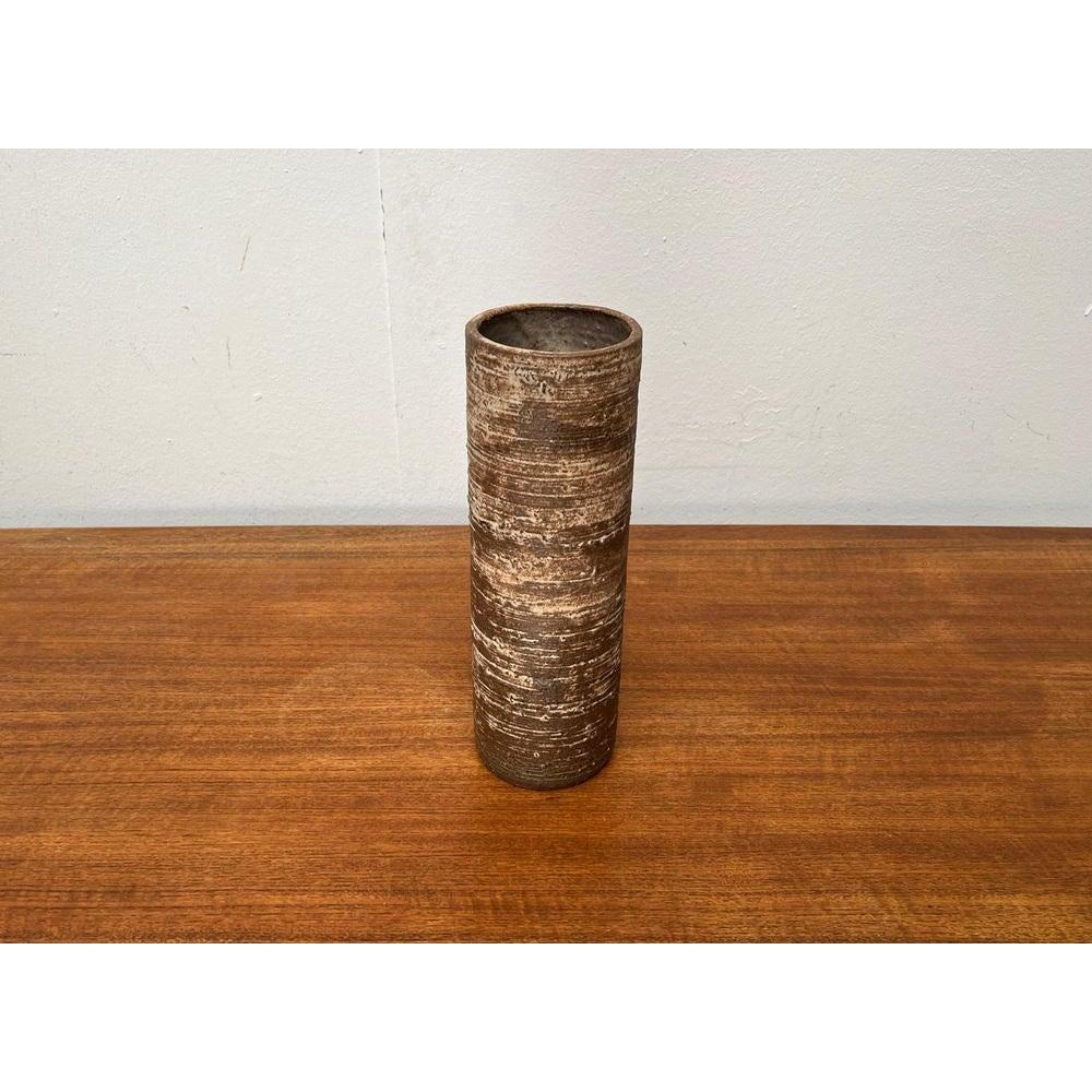 Mid-Century Modern Mid-Century German Brutalist Vase from Krösselbach Keramik, 1960s For Sale