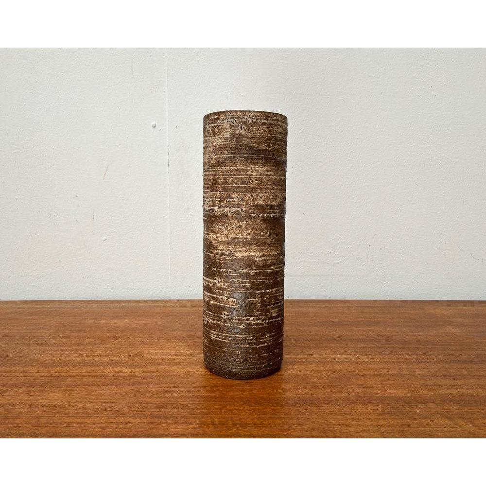20th Century Mid-Century German Brutalist Vase from Krösselbach Keramik, 1960s For Sale