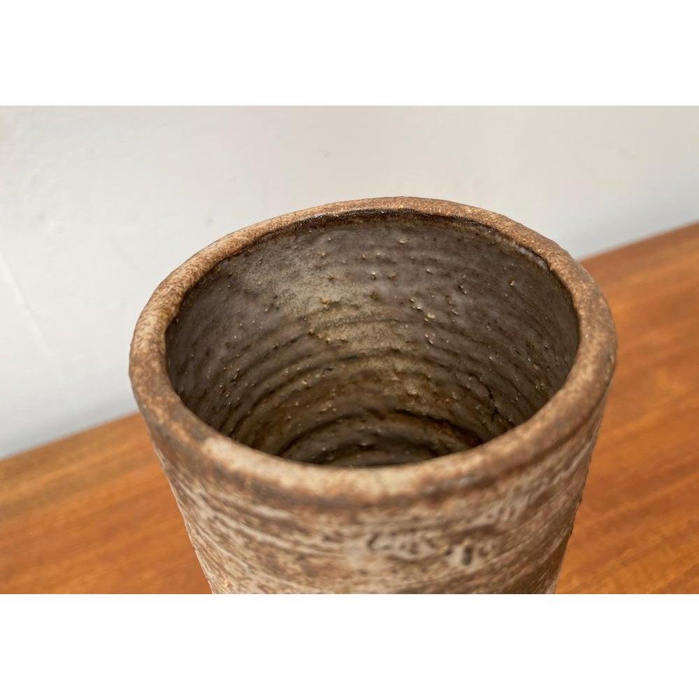 Mid-Century German Brutalist Vase from Krösselbach Keramik, 1960s For Sale 3