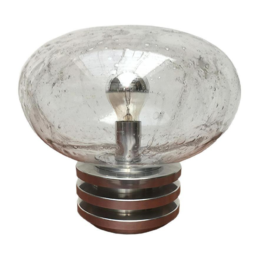 Lampada da tavolo a lampadina tedesca di metà secolo di Doria Leuchten, anni '70