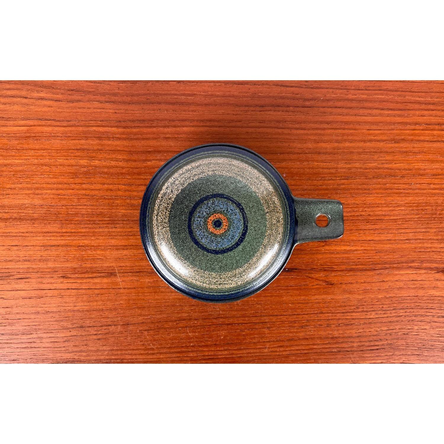 20th Century Mid-Century German Ceramic Bowl with Lid, 1960s For Sale