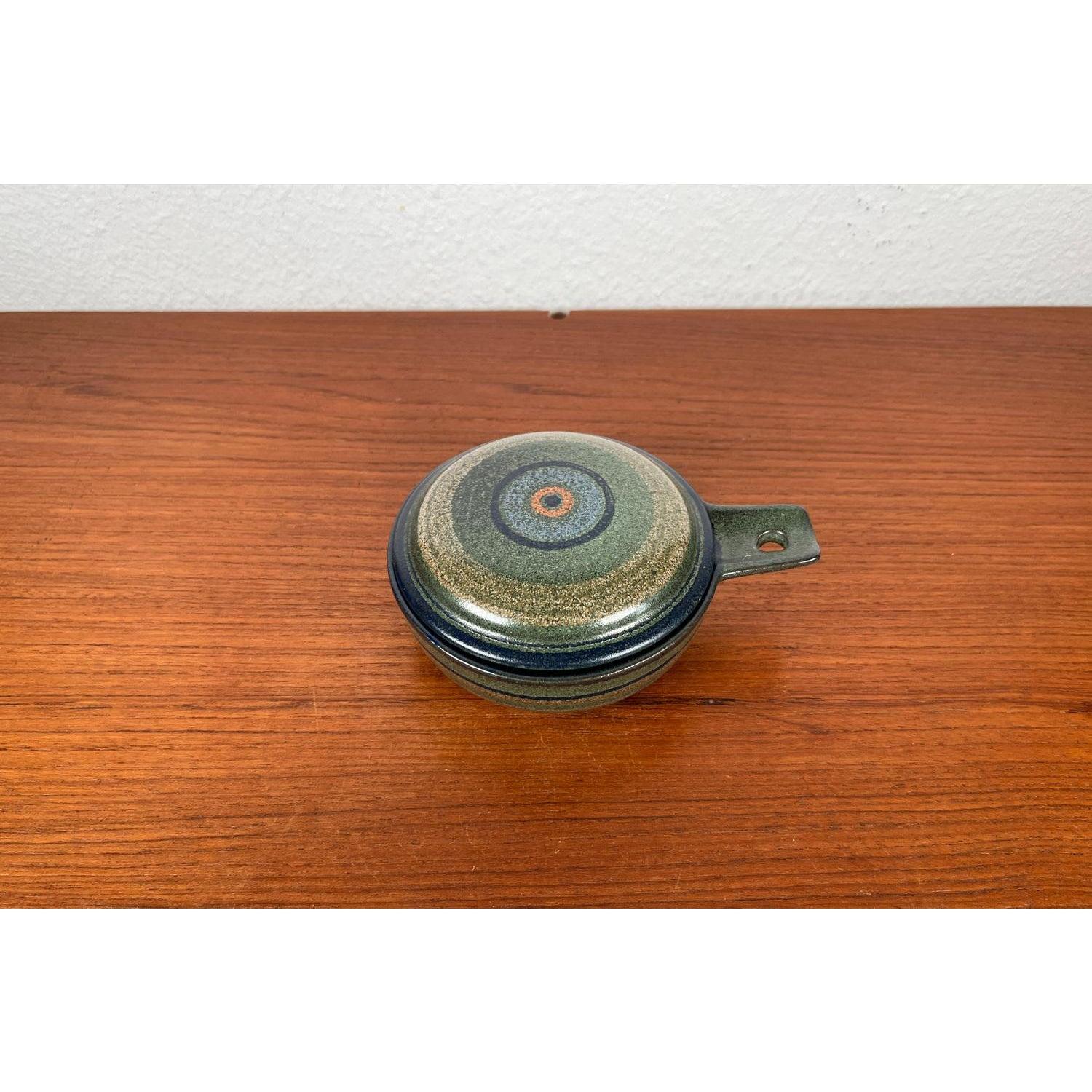 Mid-Century German Ceramic Bowl with Lid, 1960s For Sale 3